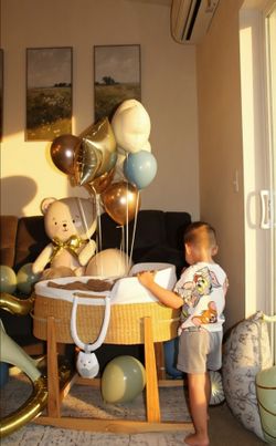 Design dua bassinet and stand