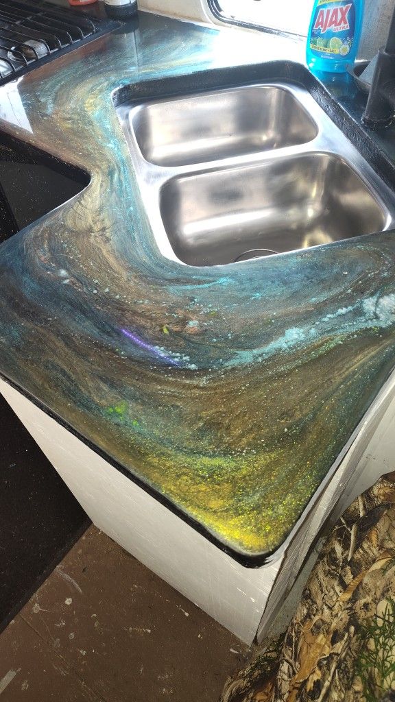 Counter Tops, Custom Epoxy 