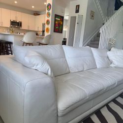 Leather “L”sofa In Perfect Condition