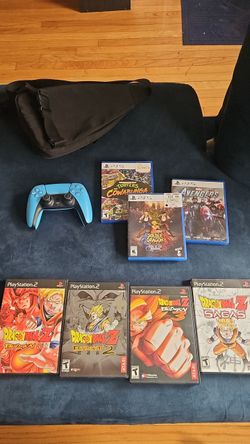 PS5 Games And Controller And PS2 games
