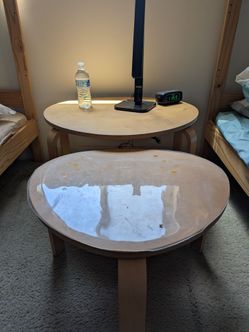 IKEA Bentwood Coffee Table Set (2 Tables)