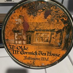 1936 Ye Olde McCormicks Tea House Tin 