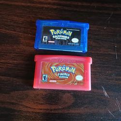 Pokemon Fire Red And Sapphire