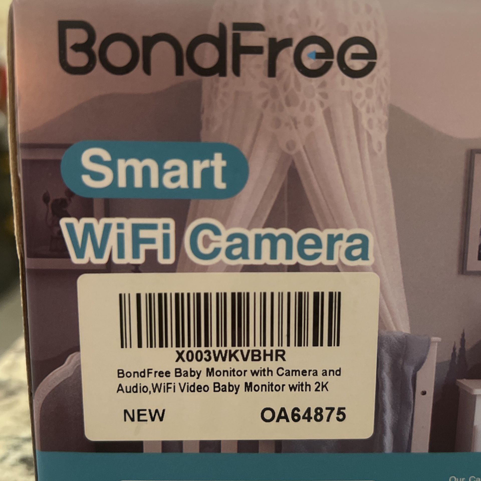 NEW! BondFree WiFi Security / Baby Monitor