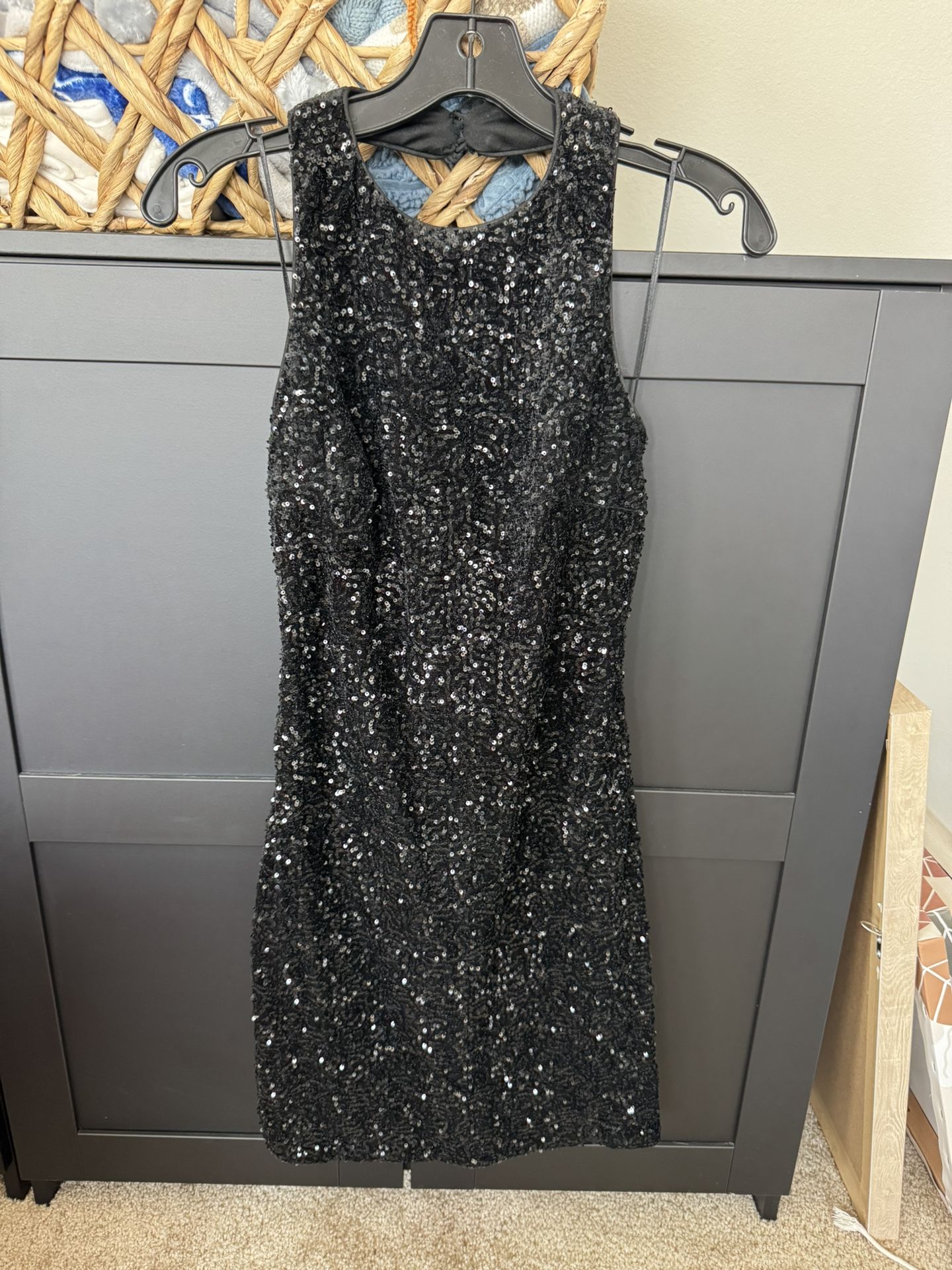 Sequin Halter Top