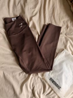 Gymshark Chocolate Brown Athletic Leggings