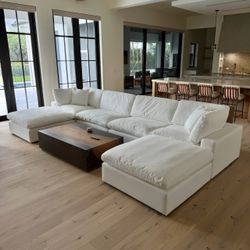 NEW White Cloud Couch Sofa Sectional