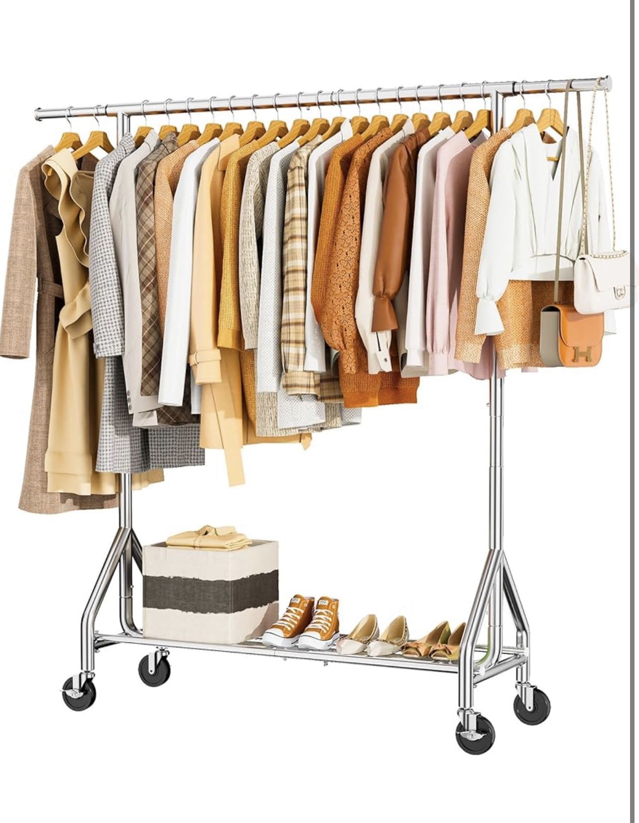  clothes rack with a 450 lb weight capacity
