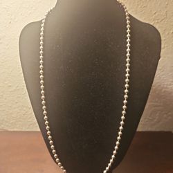 Silver Ball Chain