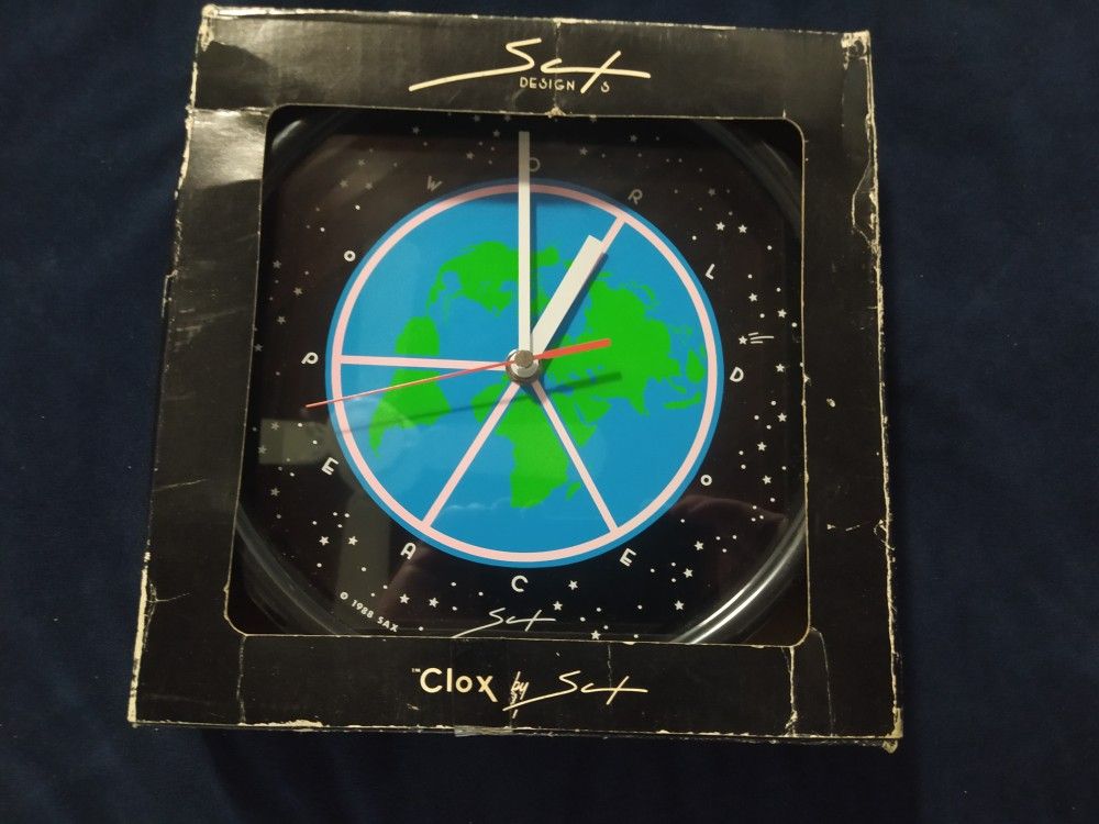 Clox by Sax Brand Globe Wall Clock