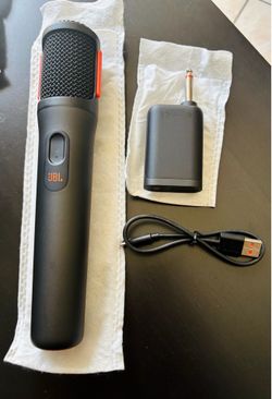JBL Digital Wireless Microphone System – Dual-Channel Receiver, Adapter, Clear Vocals, Karaoke Ready