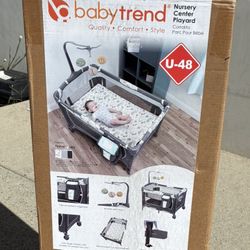The Baby Trend nursery center playard 