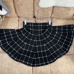 wool mini skirt