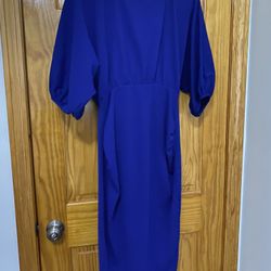 Batwing Pencil Midi Dress 