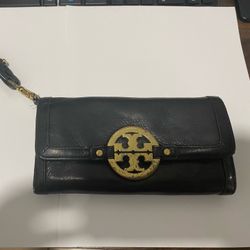 Tory Burch Leather Wallet / Wristlet 