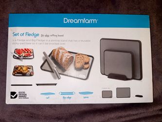 Dreamfarm Set of Fledge Grey Cutting Boards
