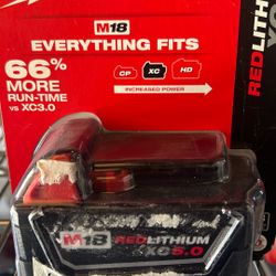 M18 XC5.0 Milwaukee battery 