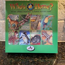 Who's at Home - A Family Nature Game