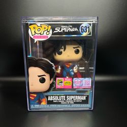 SDCC 2026 Funko Pop Limited Edition #631 - Absolute Superman LE 1000 Con Sticker