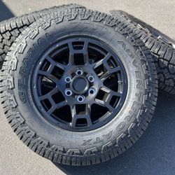 17” RIMS TOYOTA TACOMA 4RUNNER WHEELS GT TIRES FJ CRUISER TUNDRA SEQUOIA LEXUS GX460 GX470 TRD PRO 6X139.7 BLACK BRONZE SILVER 265/70R17