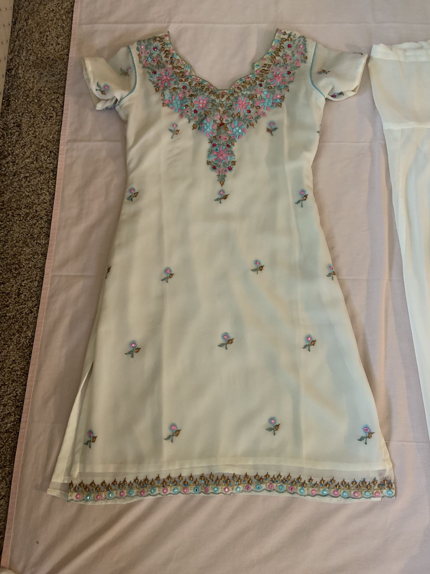 Beautiful Dress From India Churidar And Salwar And Scarf 