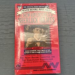 Adventures of Sherlock Holmes Cassette Tape Radio Broadcast Simon Schuster Audio