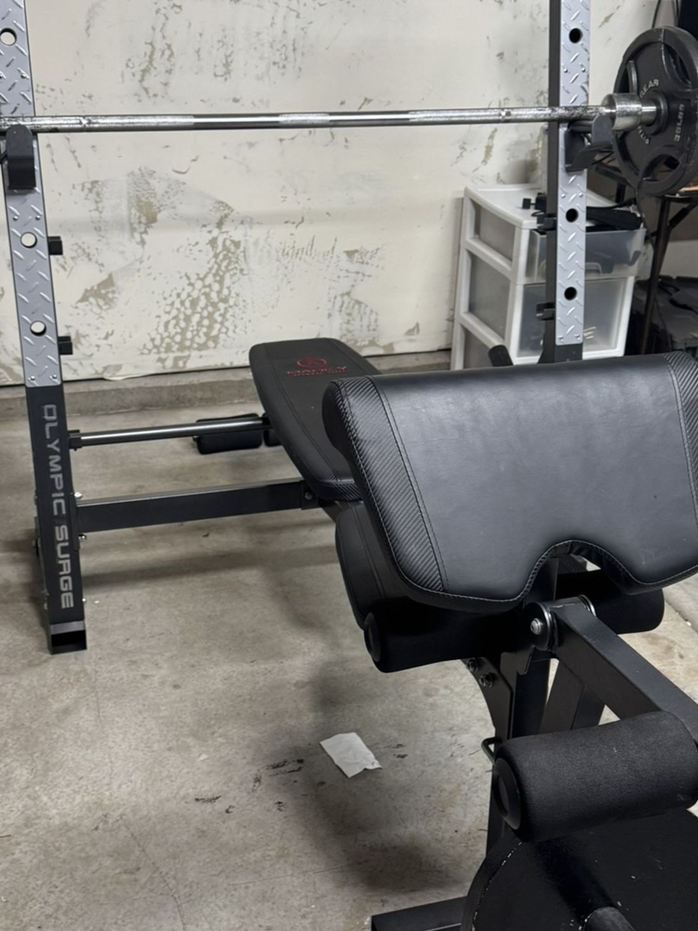 FULL GYM SYSTEM- BENCH/SQUAT RACK/ELIPTICAL
