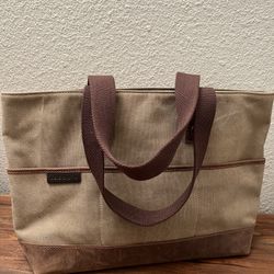 New Big Shot Tote Canvas And Quality Leather And Tote