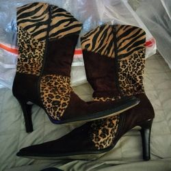 Leopard Boots 