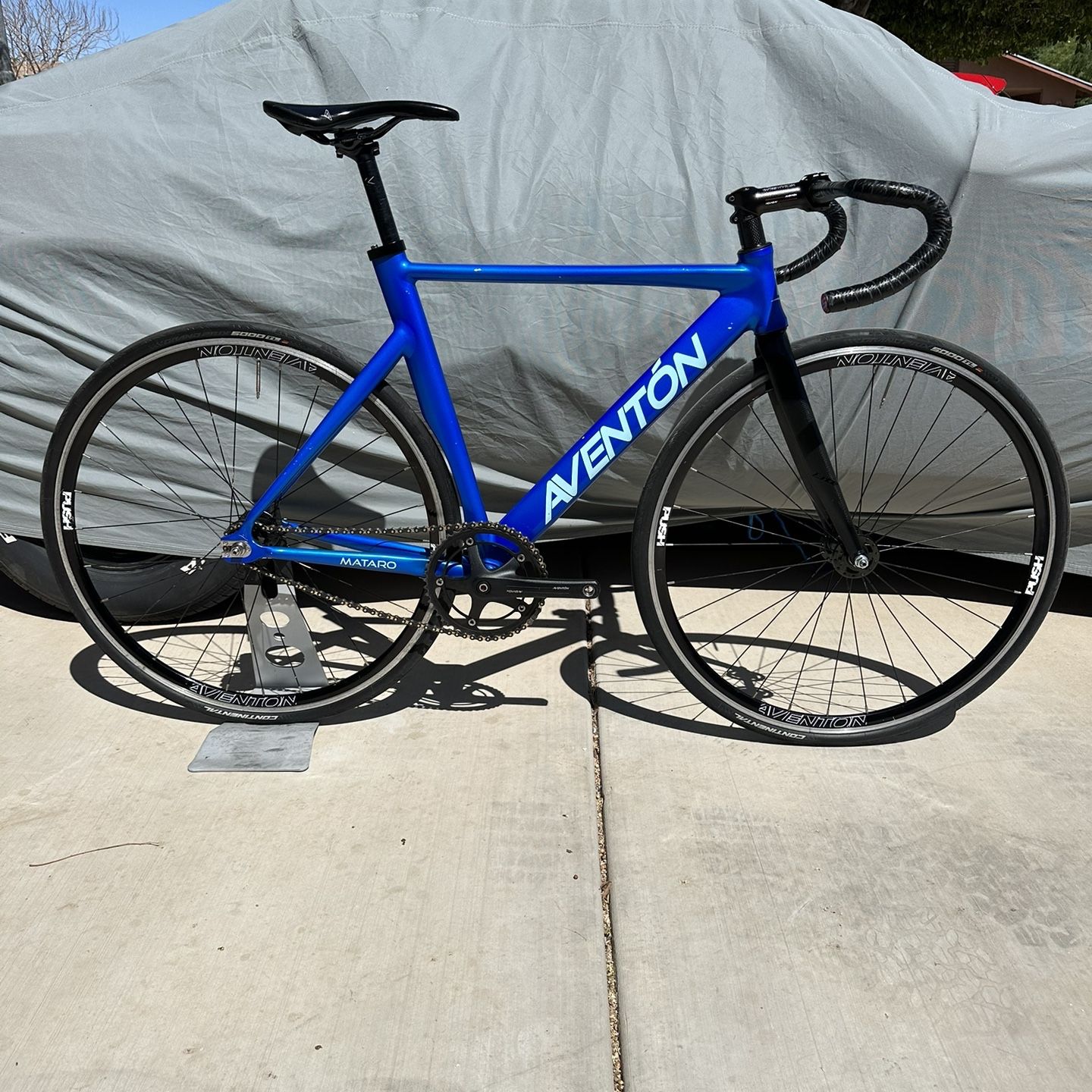 Aventon Mataro Track Bike Fixed Gear Carbon Fork Fixie Road Bike