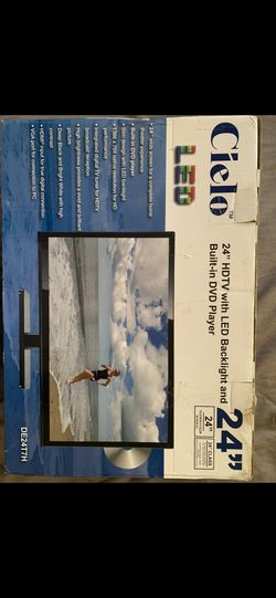 Cielo 24” HDTV w/ Built In DVD Player 