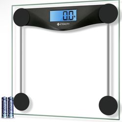 Veteran Raising Funds For Veteran Charity Etekcity Digital Body Weight Bathroom Scale, Large Blue LCD Backlight Display, High Precision Measur