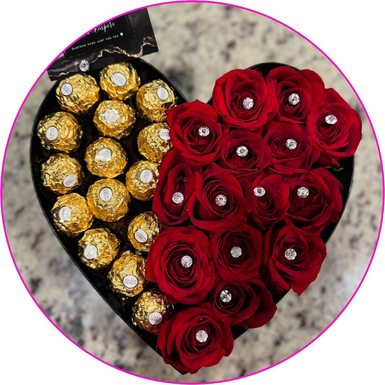 Rose Luxurious Heart Box