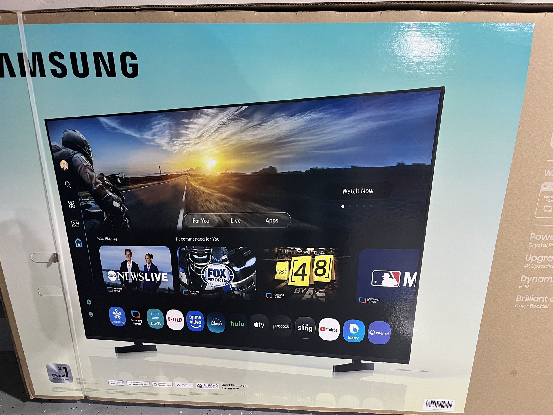 Samsung crystal UHD 85 Inch