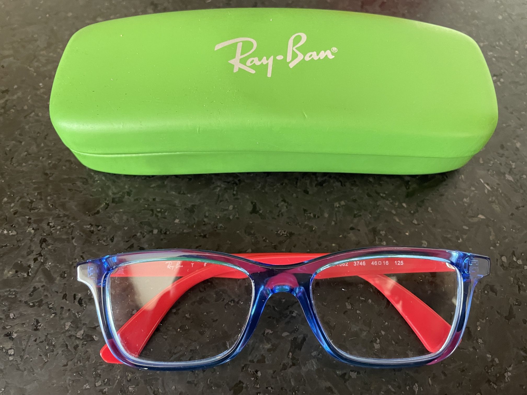 Ray Ban Child Size Glasses w/ Case