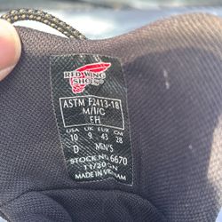 Redwing boots steel toe