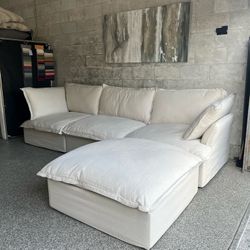 Beige Cloud Sectional (New In Box)