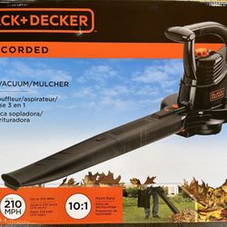 Leaf Blower Vacuum Mulcher Corded 