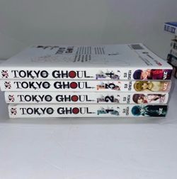 Tokyo, ghoul vol 1-4 manga