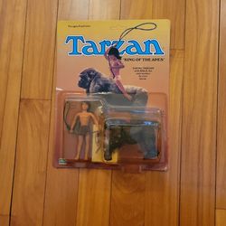 Vintage (1984) Tarzan King Of The Apes Young Tarzan With Kala Action Figure
