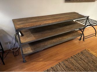 Rare Restoration Hardware Dutch Industrial Media Console