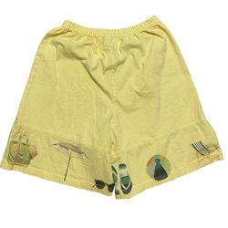 Vintage Julie Mango Beach Shorts