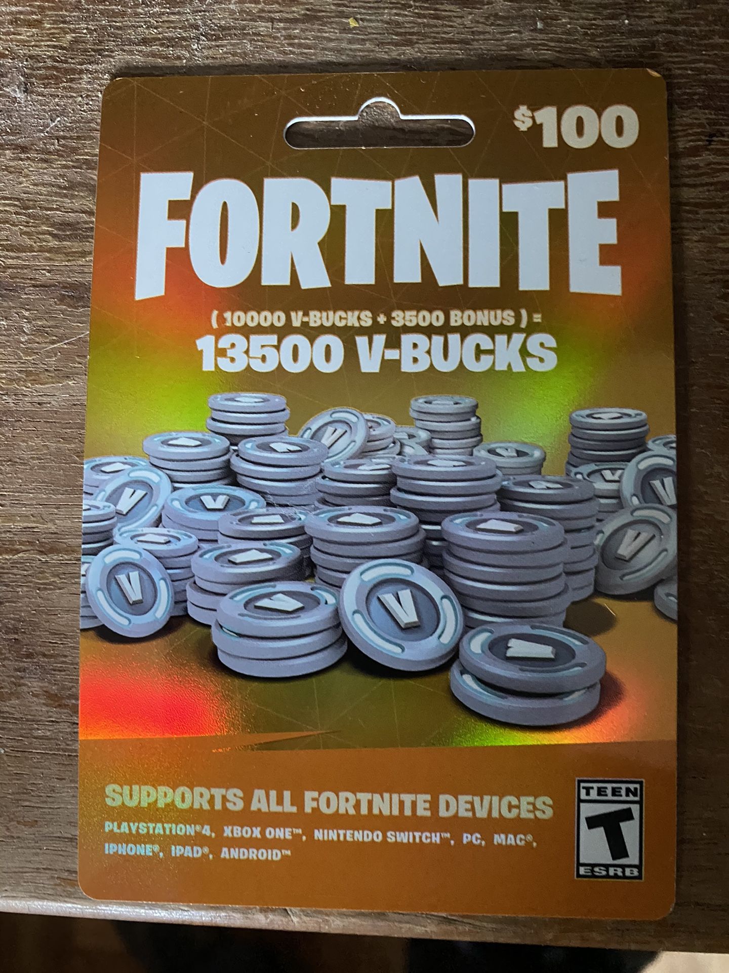 Fortnite Vbucks $100 value