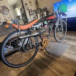 Motorized bicycle frame