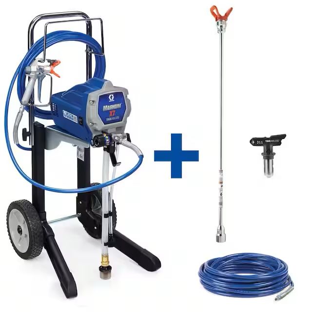 X7 Airless Paint Sprayer with 20 in. Tip Extension