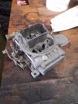 Four barrel Holley carburetor