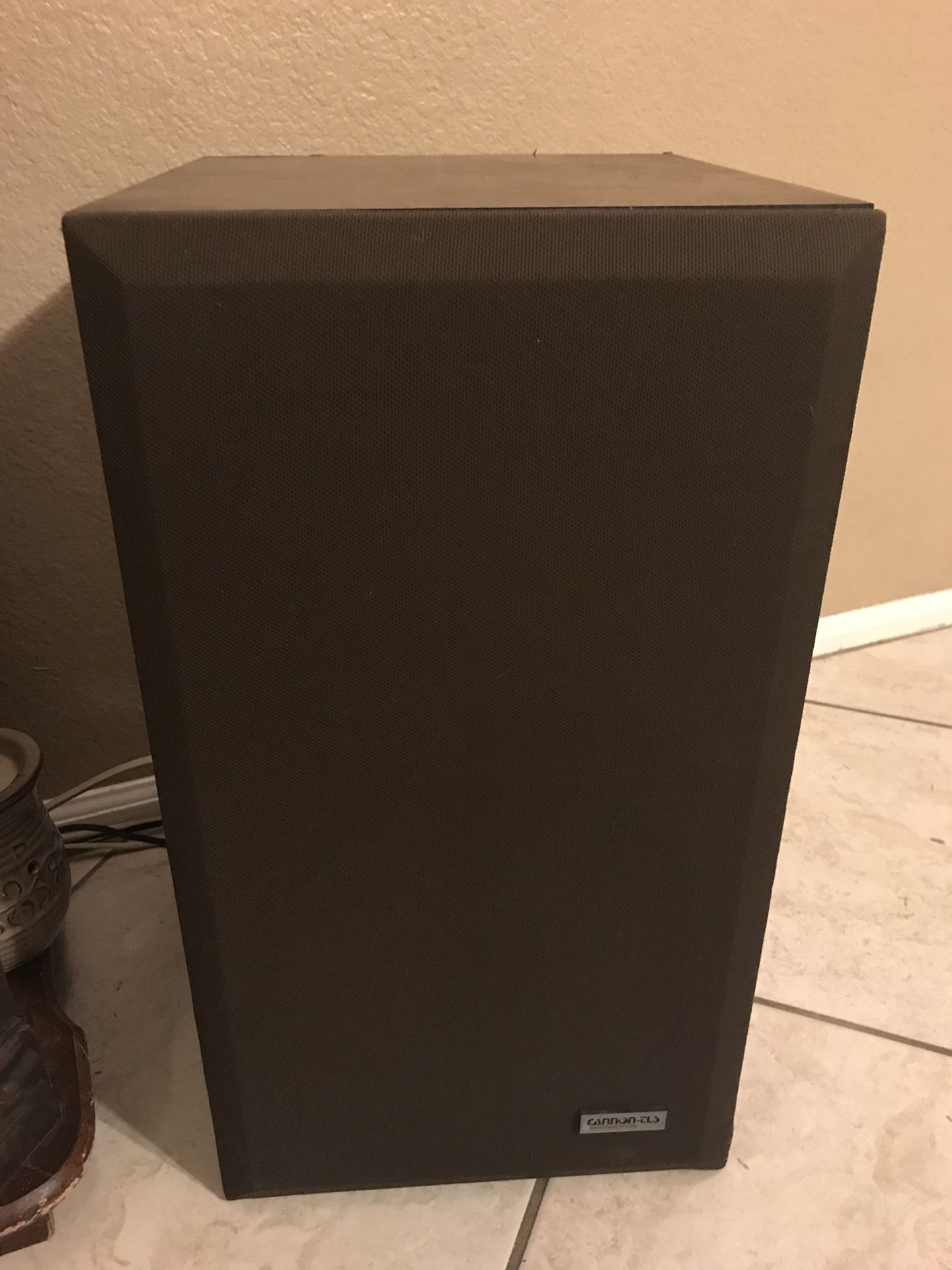 Vintage Speakers Cannon TLS 1020 by ESS