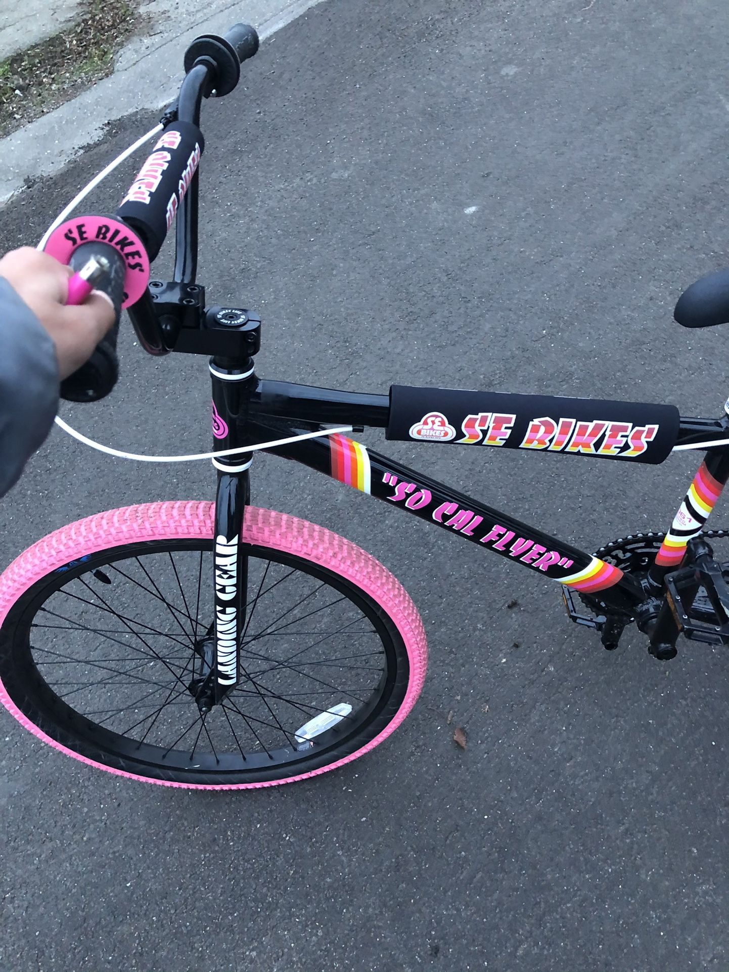 pink and black so cal flyer