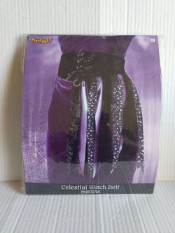 Used Celestial Witch Sash Belt by Spirit Halloween.