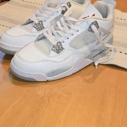 Jordan 4 Retro White Oreo 2021 CT8527-100 Size 8.5 in EXCELLE.T CONDITION